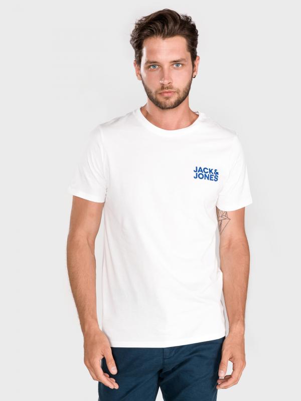 Corp Triko Jack & Jones Bílá