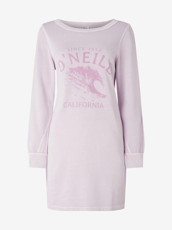 Šaty O'Neill Lw Sweat Dress Růžová