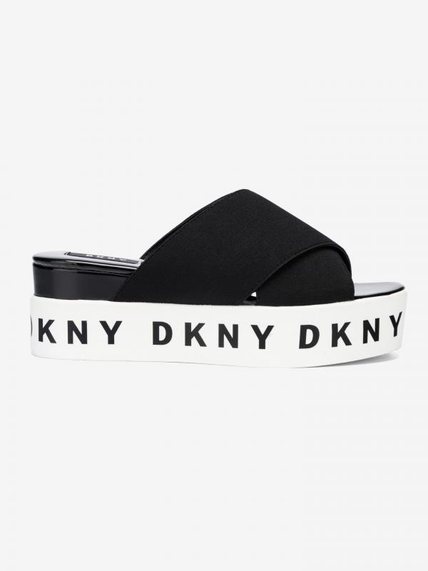 Pantofle DKNY Černá