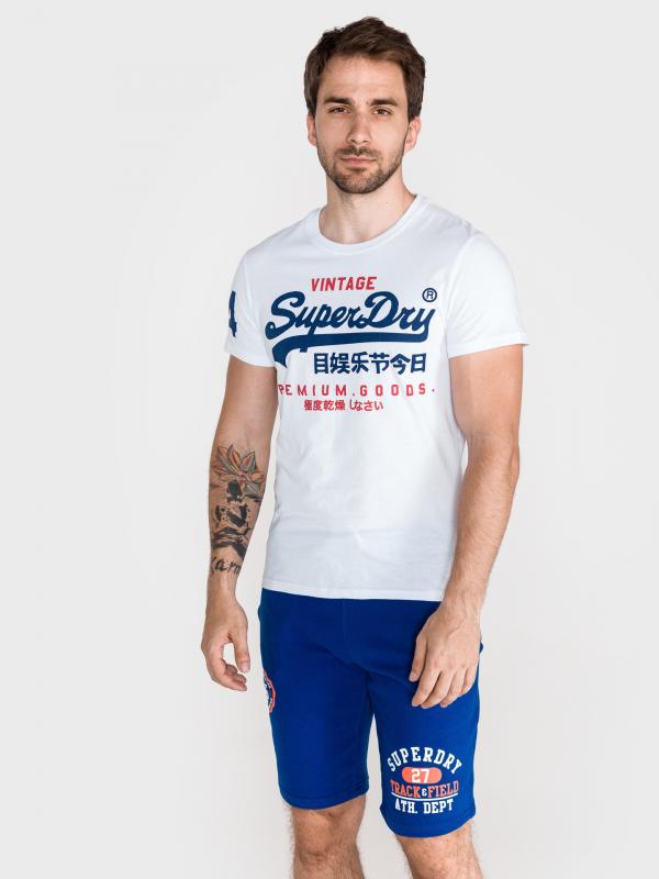 Triko SuperDry Bílá