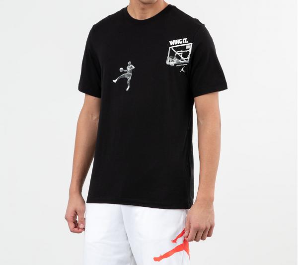 Jordan Photo Wing It Tee Black