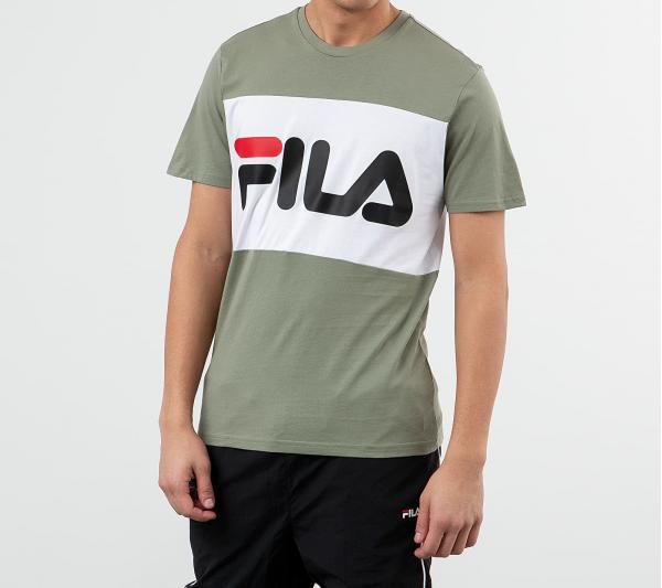 FILA Men Day Tee Sea Spray/ Bright White
