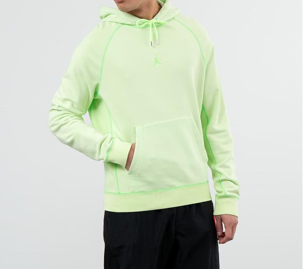 Jordan Wings Wash Fleece Hoodie Ghost Green/ Ghost Green