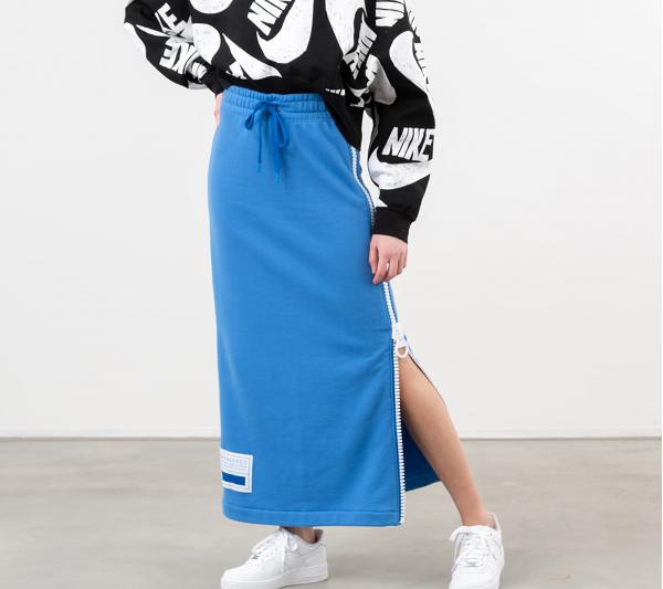 Nike Sportswear Fleece Long Skirt Pacific Blue/ White/ Soar