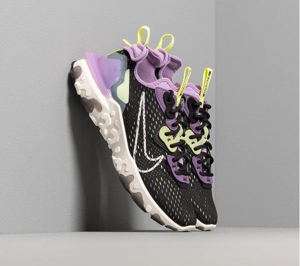Nike W Nsw React Vision Black/ Sail-Dk Smoke Grey-Gravity Purple