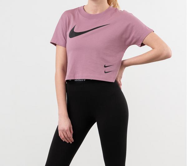 Nike Sportswear Swoosh Top Plum Dust/ Black