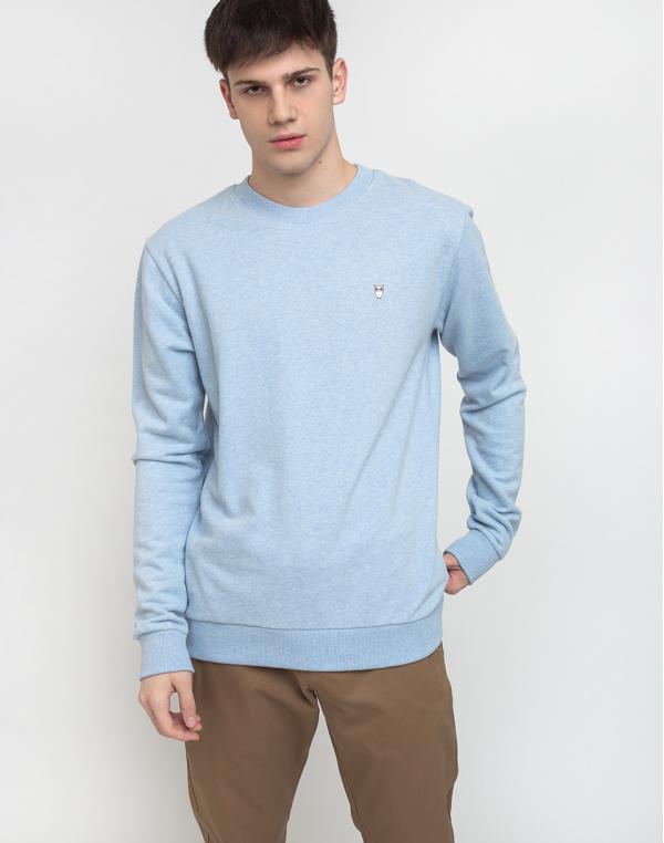 Knowledge Cotton Elm Small Owl Sweat 1259 Sky Way Melange S