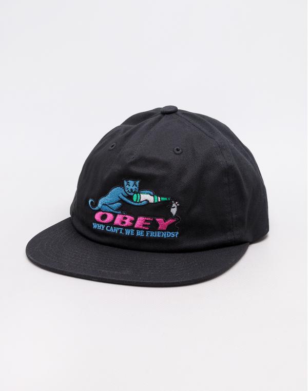 Obey Friends Strapback Black
