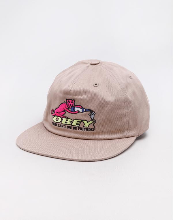 Obey Friends Strapback Khaki