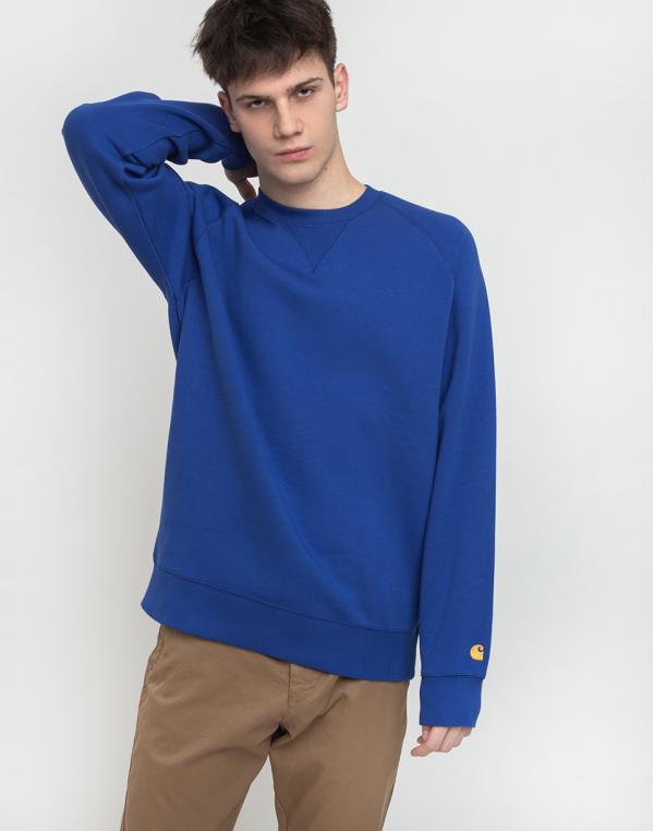 Carhartt WIP Chase Sweat Submarine/Gold M