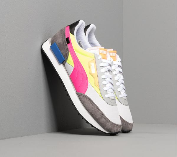 Puma Future Rider Play On Puma White-Castlerock-Yellow Al