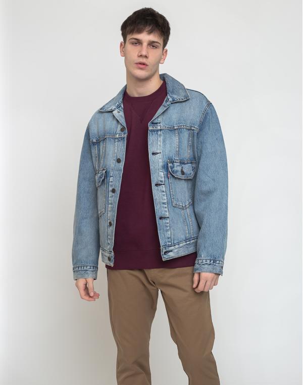 Levi's® Ironic Iconic Trucker Light Indigo L