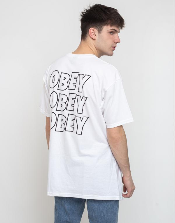 Obey Jumbled Eyes White L