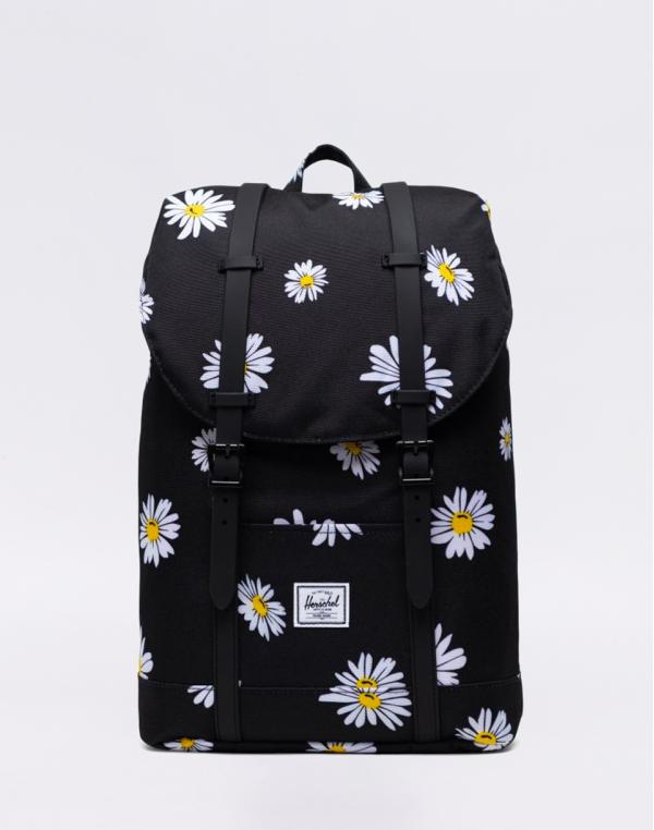 Herschel Supply Retreat Mid-Volume Daisy Black