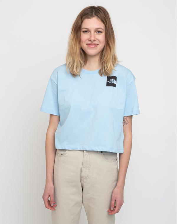 The North Face W Cropped Fine Tee Angel Falls Blue M