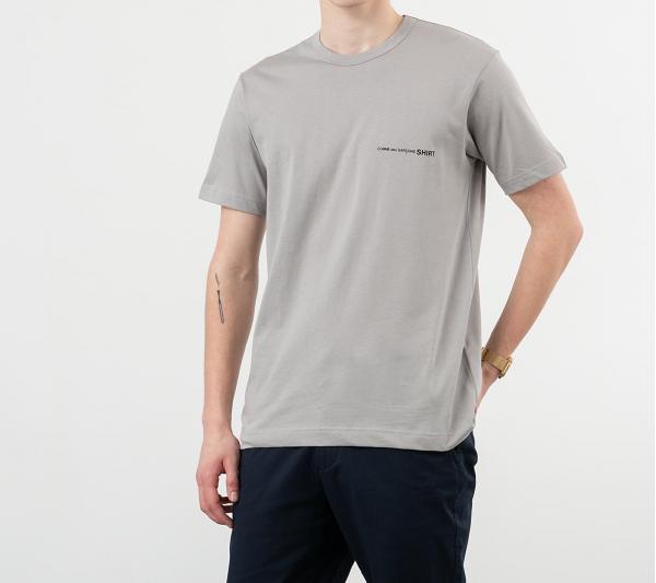 Comme des Garçons SHIRT Logo Tee Grey