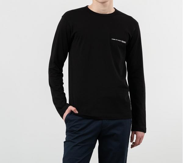 Comme Des Garçons SHIRT Logo Tee Black