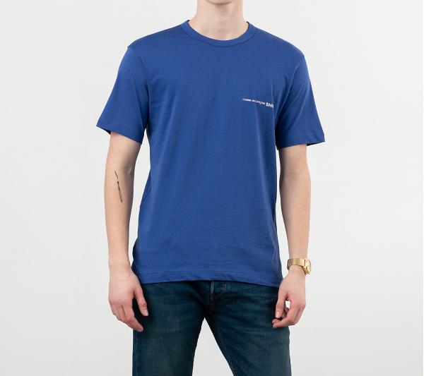 Comme des Garçons SHIRT Logo Tee Blue