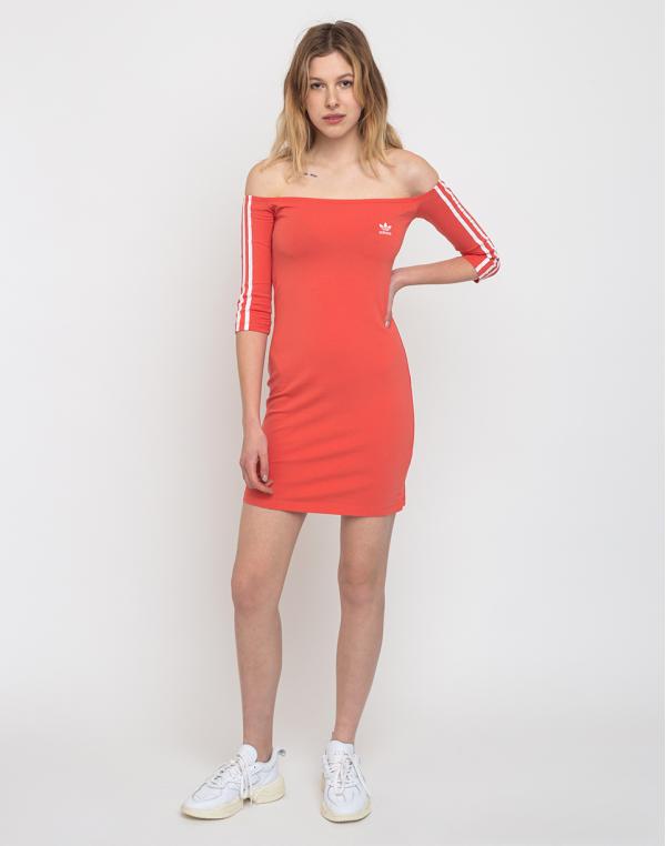 adidas Originals Shoulder Dress Trace Scarlet 34