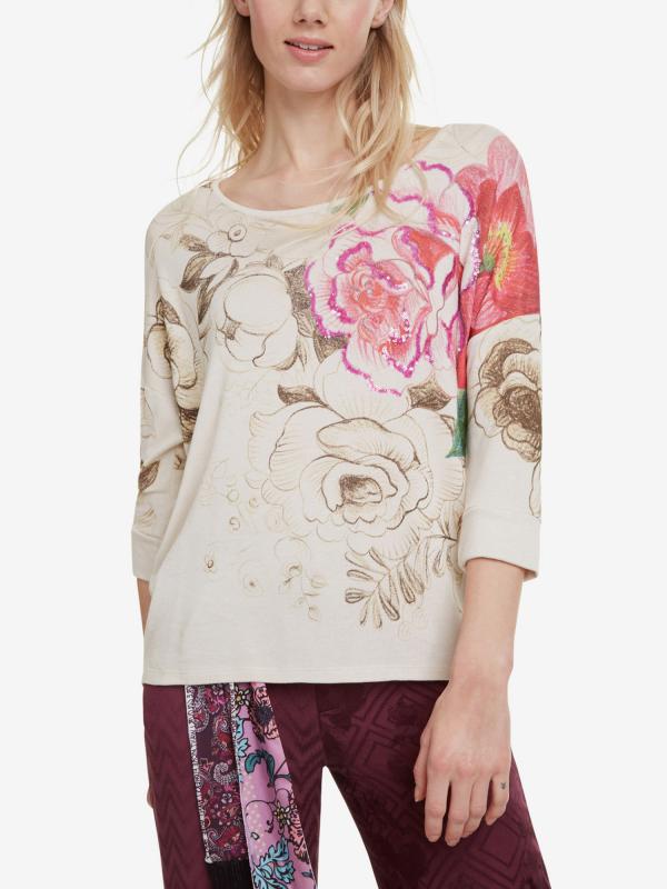 Daryl Top Desigual Bílá