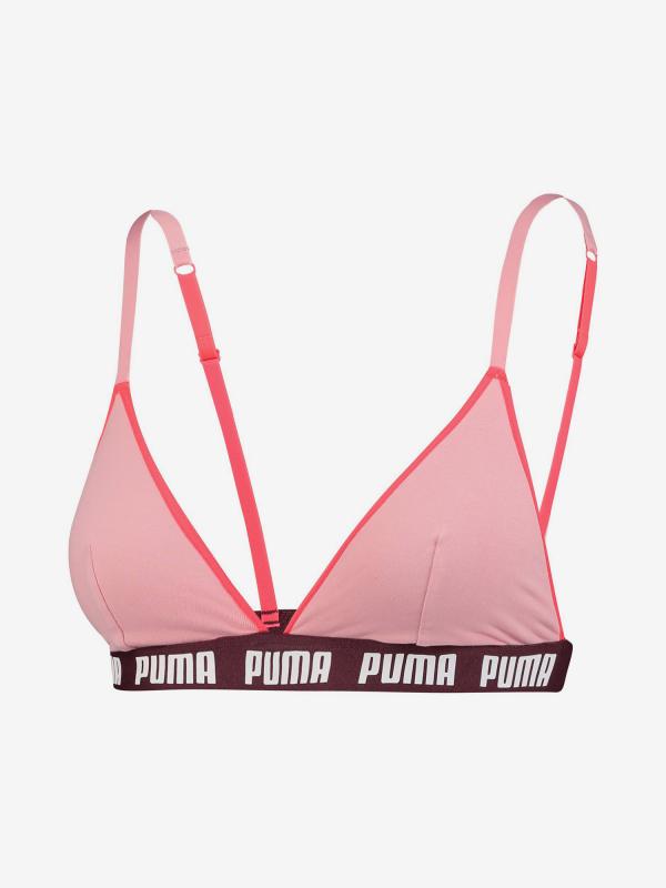 Podprsenka Puma Top Triangle Bralette 1P Hang Růžová