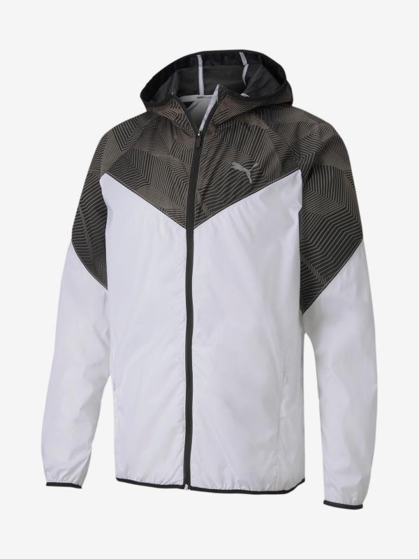 Bunda Puma Last Lap Graphic Jacket Bílá