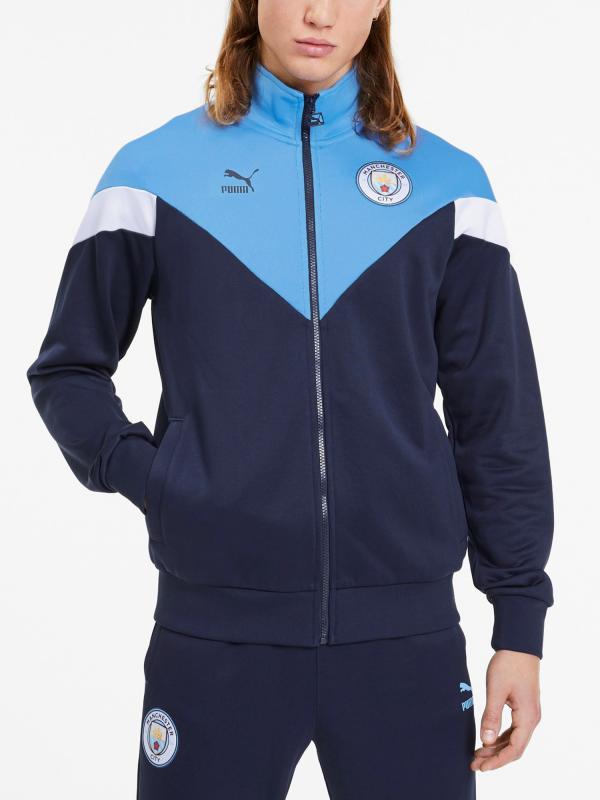 Bunda Puma Mcfc Iconic Mcs Track Jkt Modrá