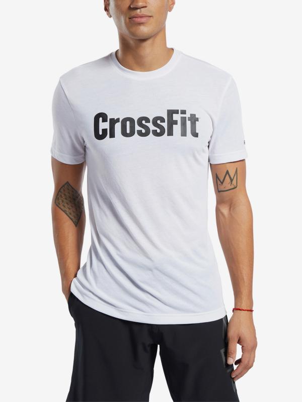 Tričko Reebok Rc Crossfit Read Tee Bílá