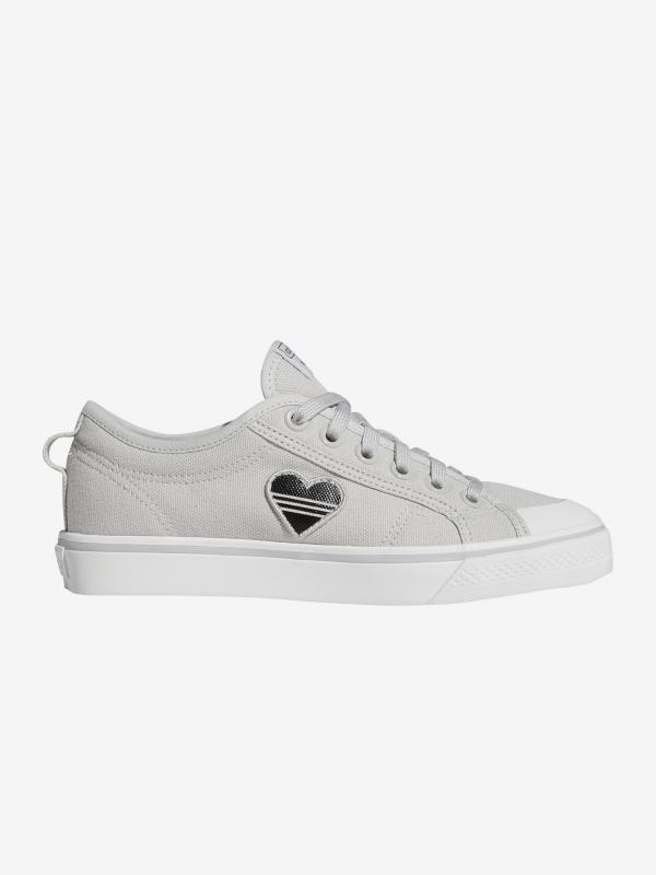 Boty adidas Originals Nizza Trefoil W Bílá