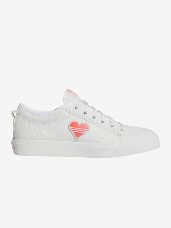 Boty adidas Originals Nizza Trefoil W Bílá