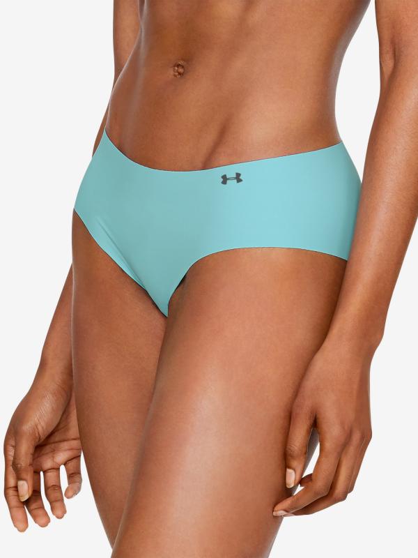 Kalhotky Under Armour Ps Hipster 3Pack Print Modrá