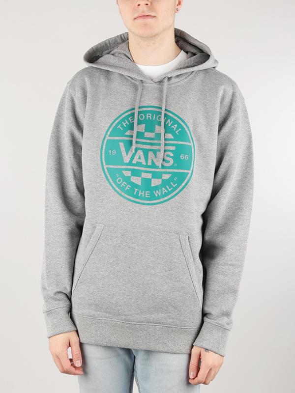 Mikina Vans Mn Checker Co. Po Cement Heather Šedá