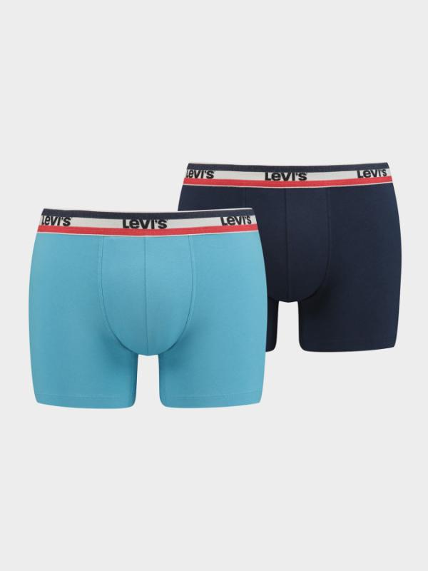 Boxerky LEVI'S 200Sf Sprtswr Logo Color Boxer Brief 2 Pack Barevná