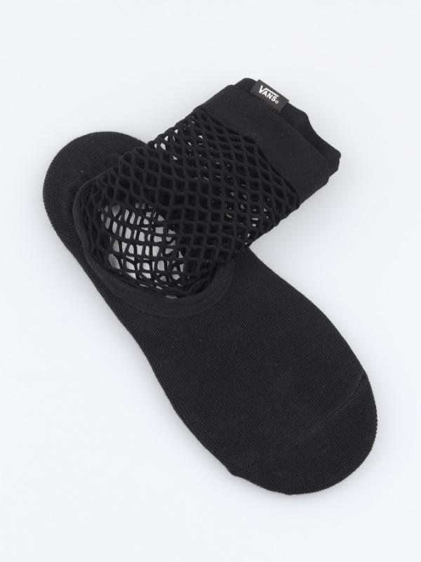 Ponožky Vans Wm Fishnet Crew Sock Black Černá