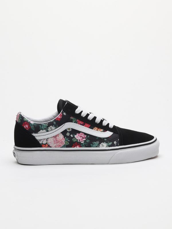 Boty Vans Ua Old Skool (Garden Floral) Bílá