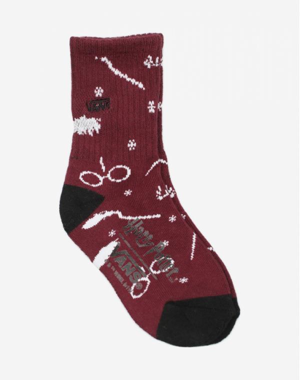Ponožky Vans By Crew (Harry Potter) Golden Snitch Červená