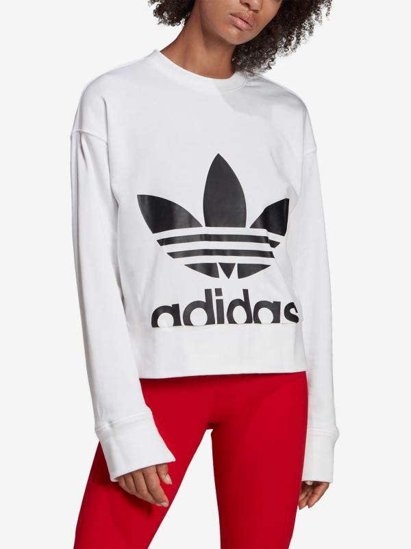 Mikina adidas Originals Sweater Bílá