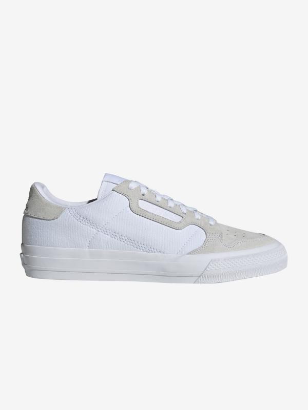 Boty adidas Originals Continental Vulc Bílá