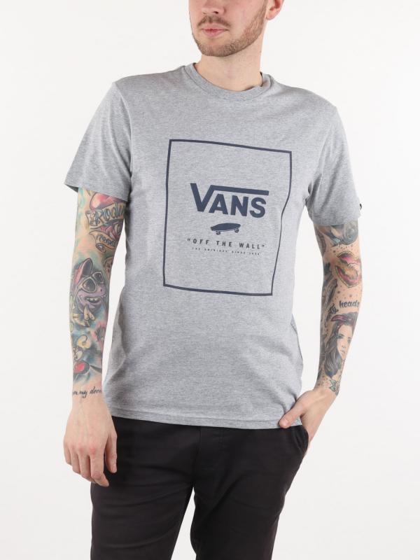 Tričko Vans Mn Print Box Ss Athletic Heathe Šedá