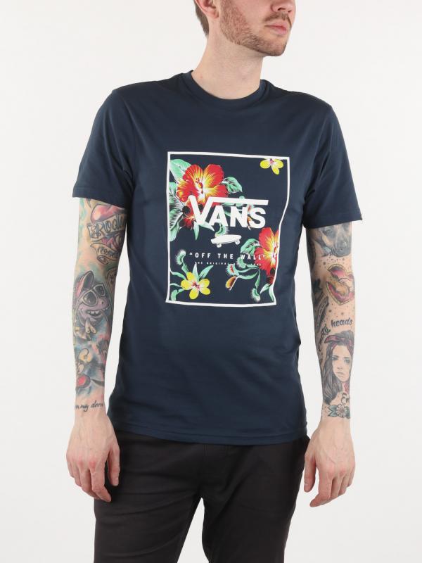 Tričko Vans Mn Print Box Ss Dress Blues Modrá
