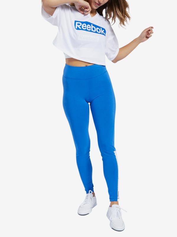 Legíny Reebok Te Linear Logo Legging Bílá