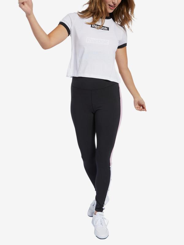 Legíny Reebok Te Linear Logo Legging Bílá