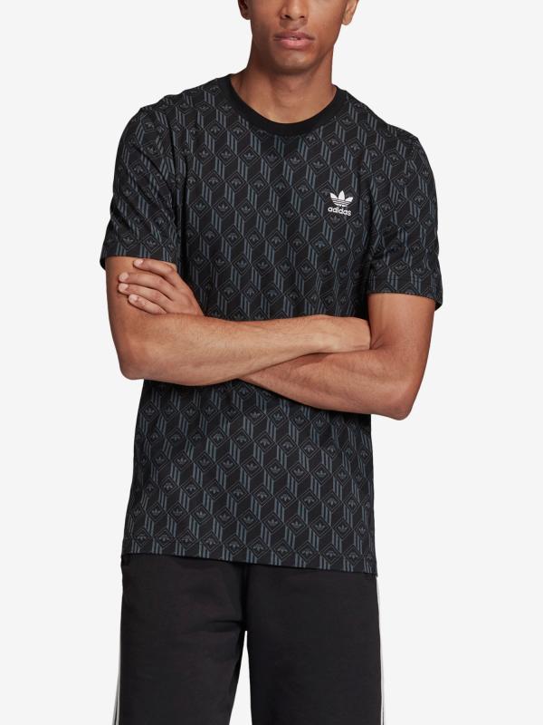 Tričko adidas Originals Mono Aop Tee Černá