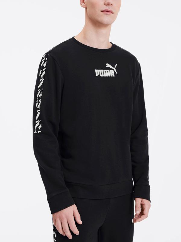 Tričko Puma Amplified Crew Tr Černá