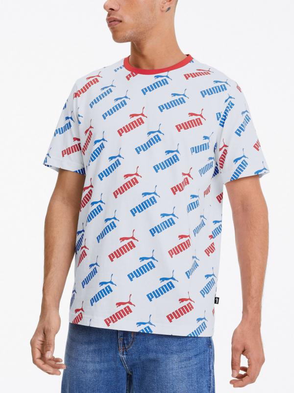 Tričko Puma Amplified Aop Tee Bílá