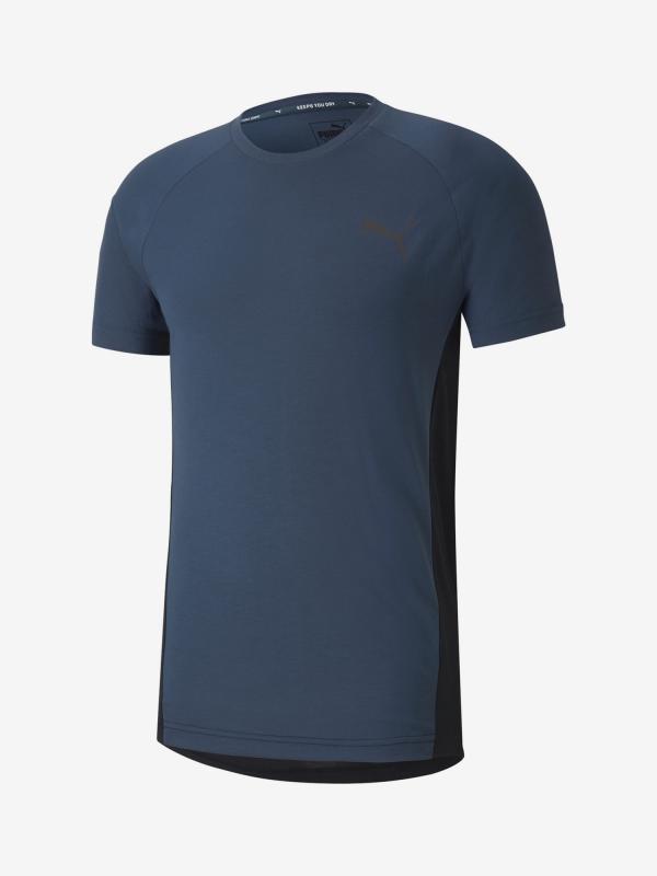 Tričko Puma Evostripe Tee Modrá