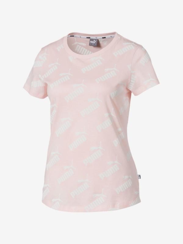 Tričko Puma Amplified Aop Tee Růžová