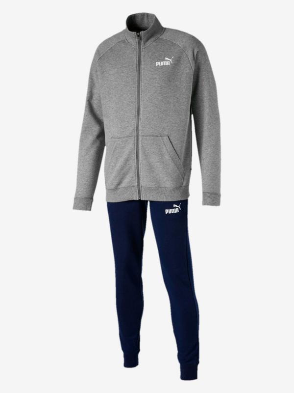 Souprava Puma Clean Sweat Suit Cl Tr Šedá