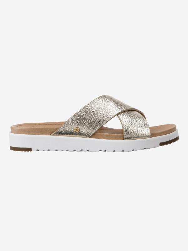Kari Metallic Pantofle UGG Zlatá