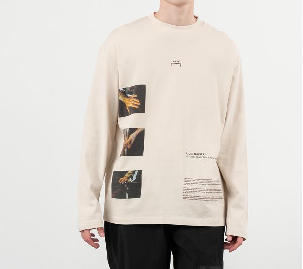 A-COLD-WALL* Glass Blower Long Sleeve Tee Almond Milk